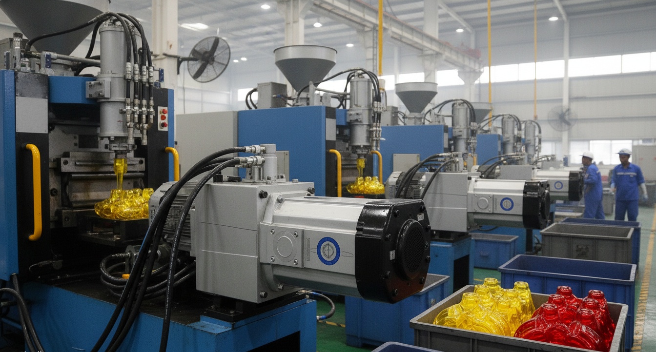 6 Flow Checks Jakarta Injection Plants Run on T6 Vane Pumps for Molding Lines