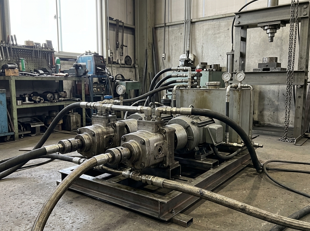 When Should You Use a Double Hydraulic Pump in an Industrial Hydraulic System?