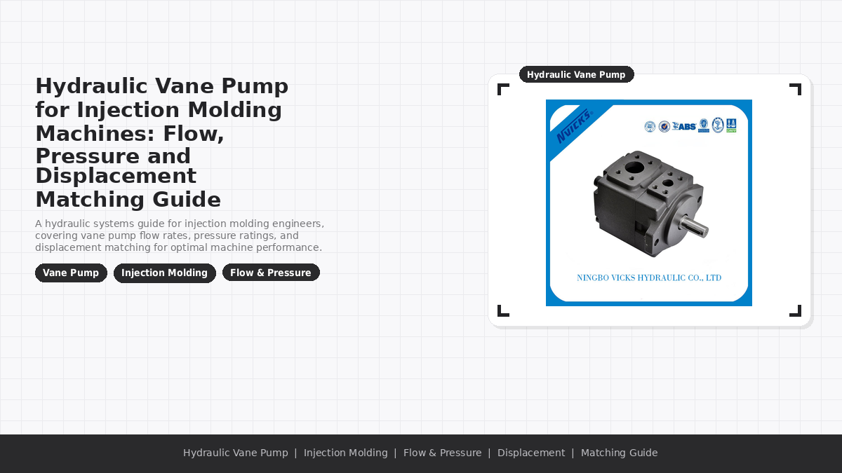 Hydraulic Vane Pump for Injection Molding Machines: Flow, Pressure and Displacement Matching Guide
