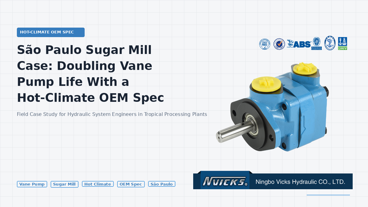 São Paulo Sugar Mill Case: Doubling Vane Pump Life With a Hot-Climate OEM Spec